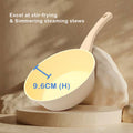 Giorno Felice 28cm Ceramic Non-Stick Wok Pan - Induction Ready, Easy Clean - SuperSaverAU - view 2