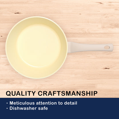 Giorno Felice 28cm Ceramic Non-Stick Wok Pan - Induction Ready, Easy Clean