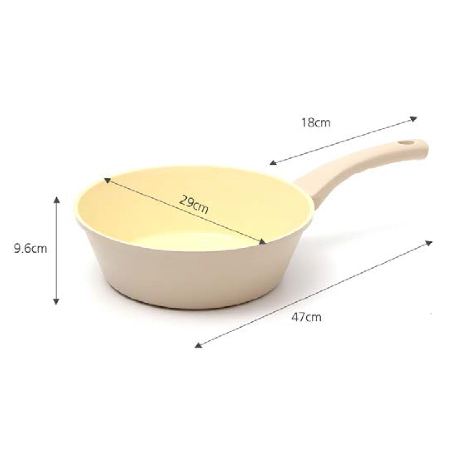 Giorno Felice 28cm Ceramic Non-Stick Wok Pan - Induction Ready, Easy Clean