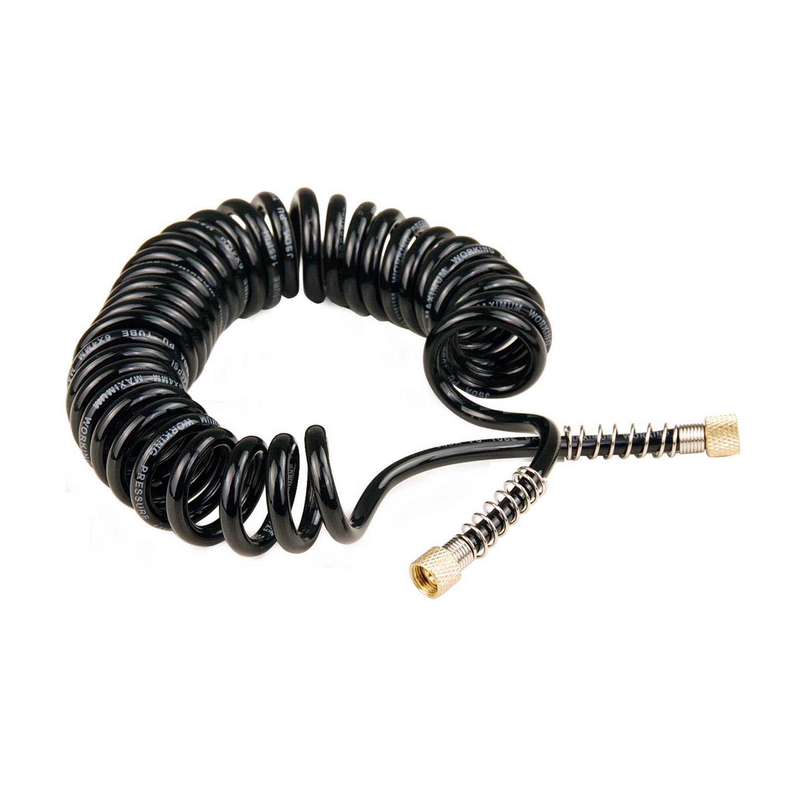 Dynamic Power 3M Coiled Retractable Air Brush Hose 1/8in - Flexible Rubber - SuperSaverAU - view 1