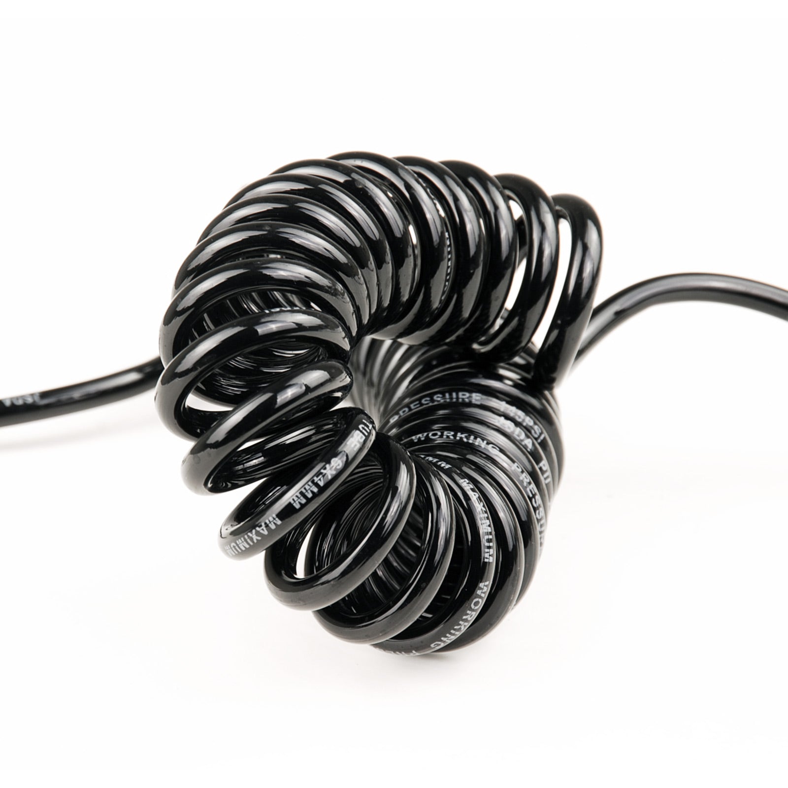 Dynamic Power 2X 3M Coiled Retractable Air Brush Hose 1/8in Braided Rubber - SuperSaverAU - view 2