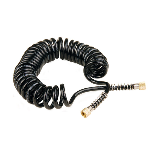Dynamic Power 3M Coiled Retractable Air Brush Hose 1/8in - Flexible & Durable