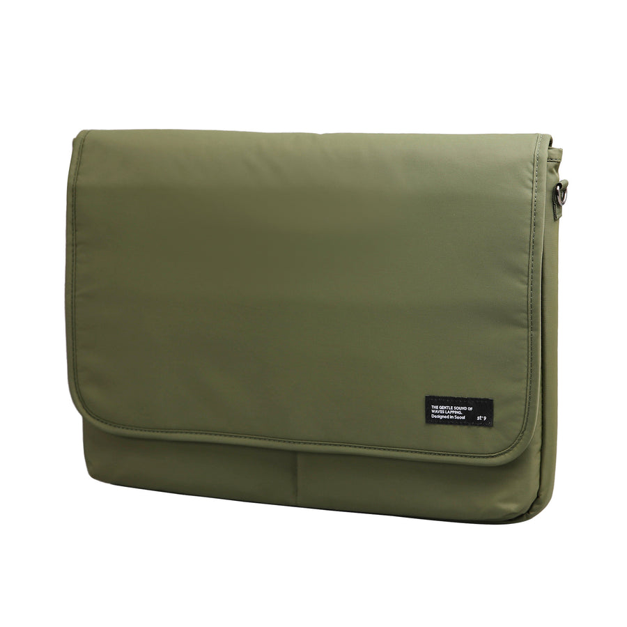 15.6/16 inch Laptop Sleeve Padded Shoulder Bag Travel Carry Case LATO KHAKI - SuperSaverAU - view 1