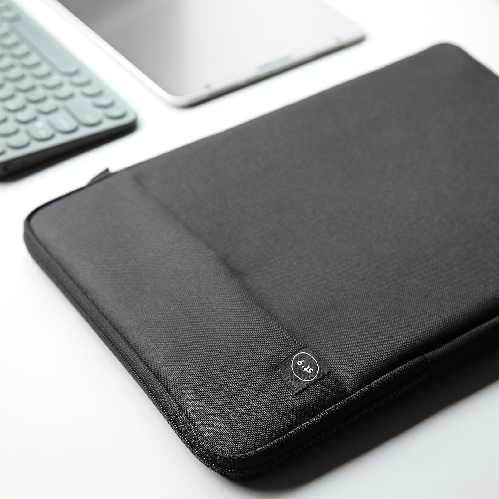 15 inch Laptop Sleeve Padded Travel Carry Case Bag L size LUKE BLACK - SuperSaverAU - view 3