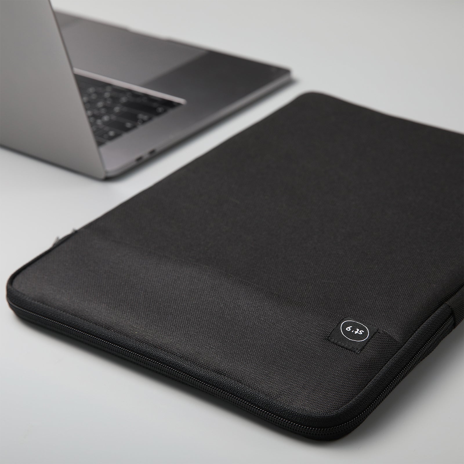 15 inch Laptop Sleeve Padded Travel Carry Case Bag L size LUKE BLACK - SuperSaverAU - view 6