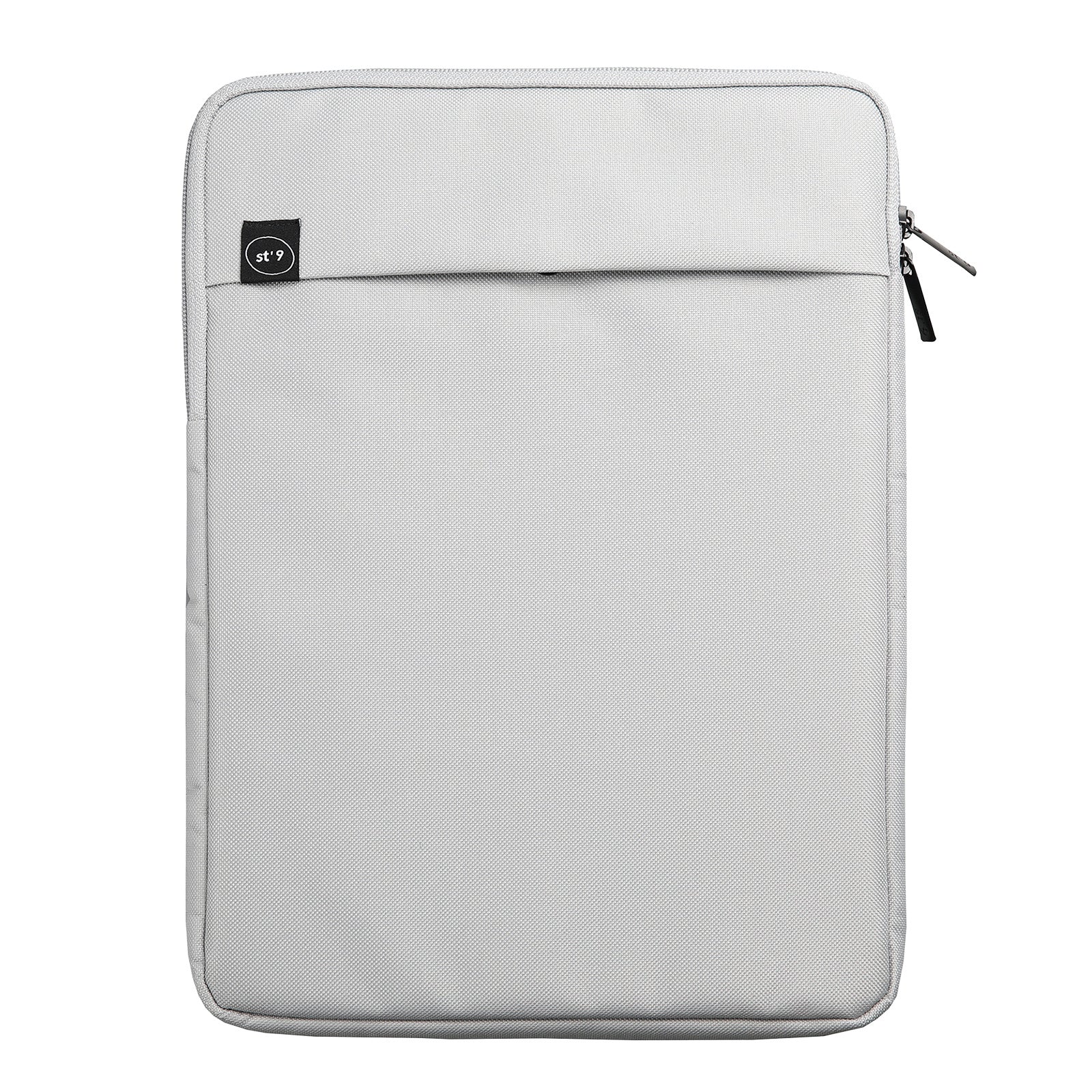 ST'9 Laptop Sleeve 15 inch Padded Travel Case Bag L Grey Water-Resistant - SuperSaverAU - view 1