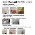 Catch Hole 4X Door Stopper Wall Mount Adhesive Catch Hole - Blue, 9.6cm x 7.6cm x 3.2cm - SuperSaverAU - view 3