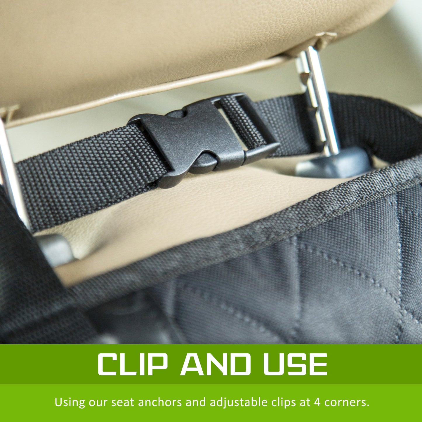 Paw Mate XXL Waterproof Pet Dog Car Boot Seat Cover - Black, Easy Clean