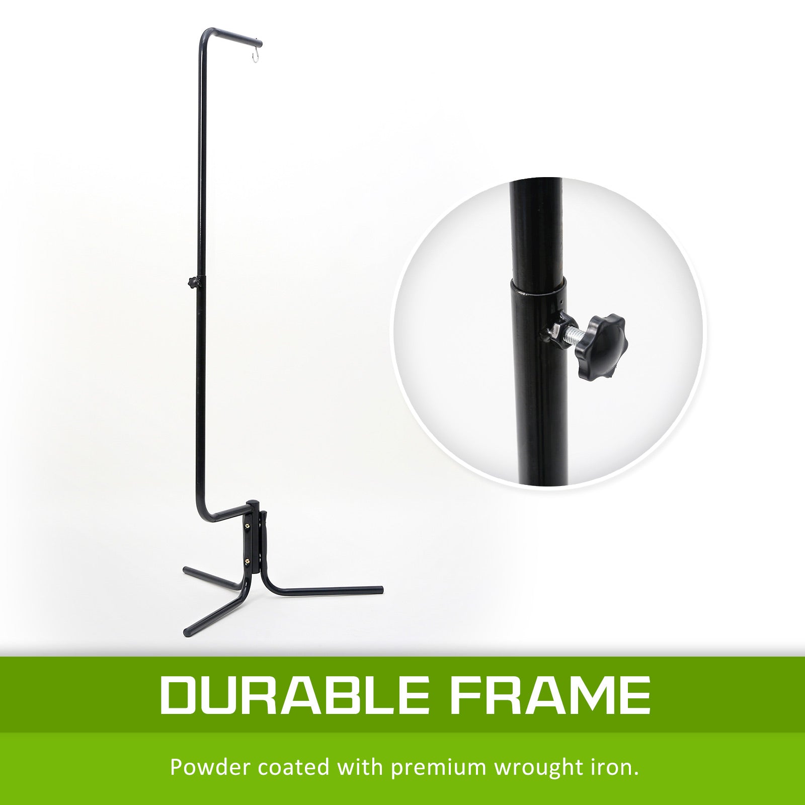Paw Mate Bird Cage Hanger Stand 160cm for Small/Medium Birds, Black - SuperSaverAU - view 5