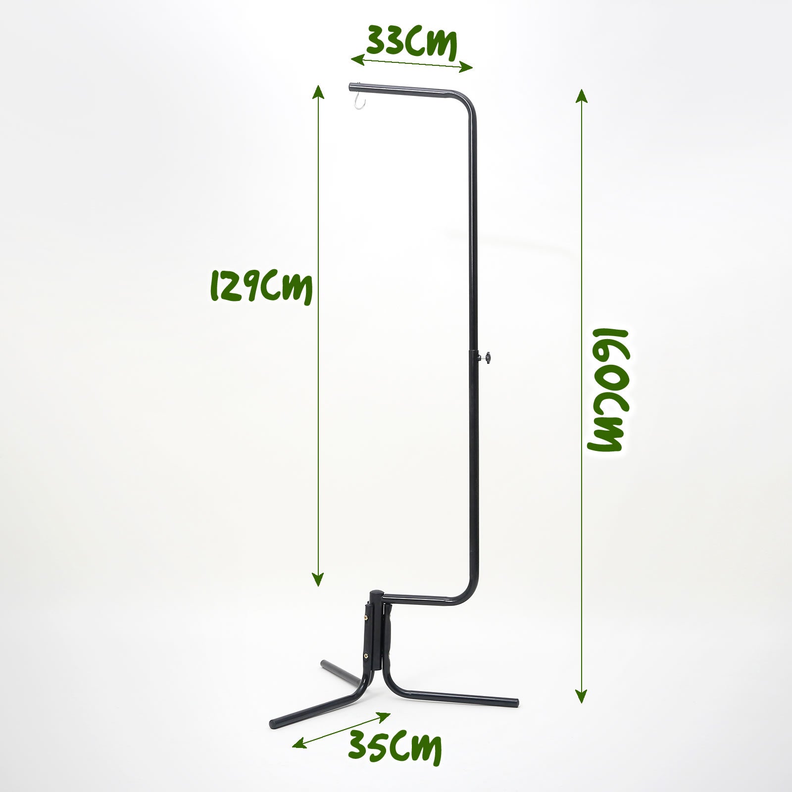 Paw Mate Bird Cage Hanger Stand 160cm for Small/Medium Birds, Black - SuperSaverAU - view 7