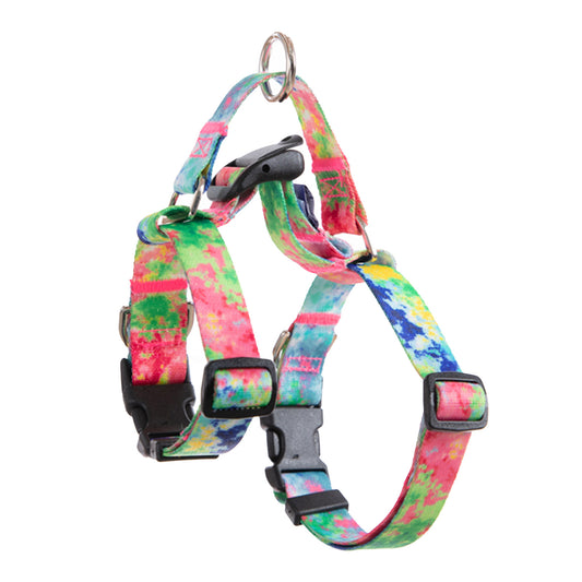 Banhamsisun Dog Harness Adjustable No Pull Double-Lined Straps L Sweet Green
