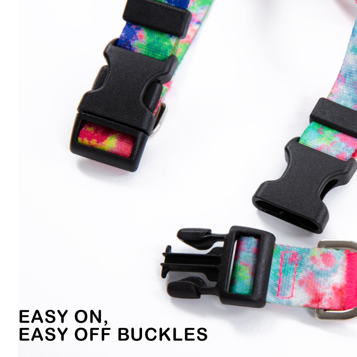 Banhamsisun Dog Harness Adjustable No Pull Double-Lined Straps L Sweet Green