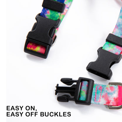 Banhamsisun Dog Harness Adjustable No Pull Double-Lined Straps L Sweet Green