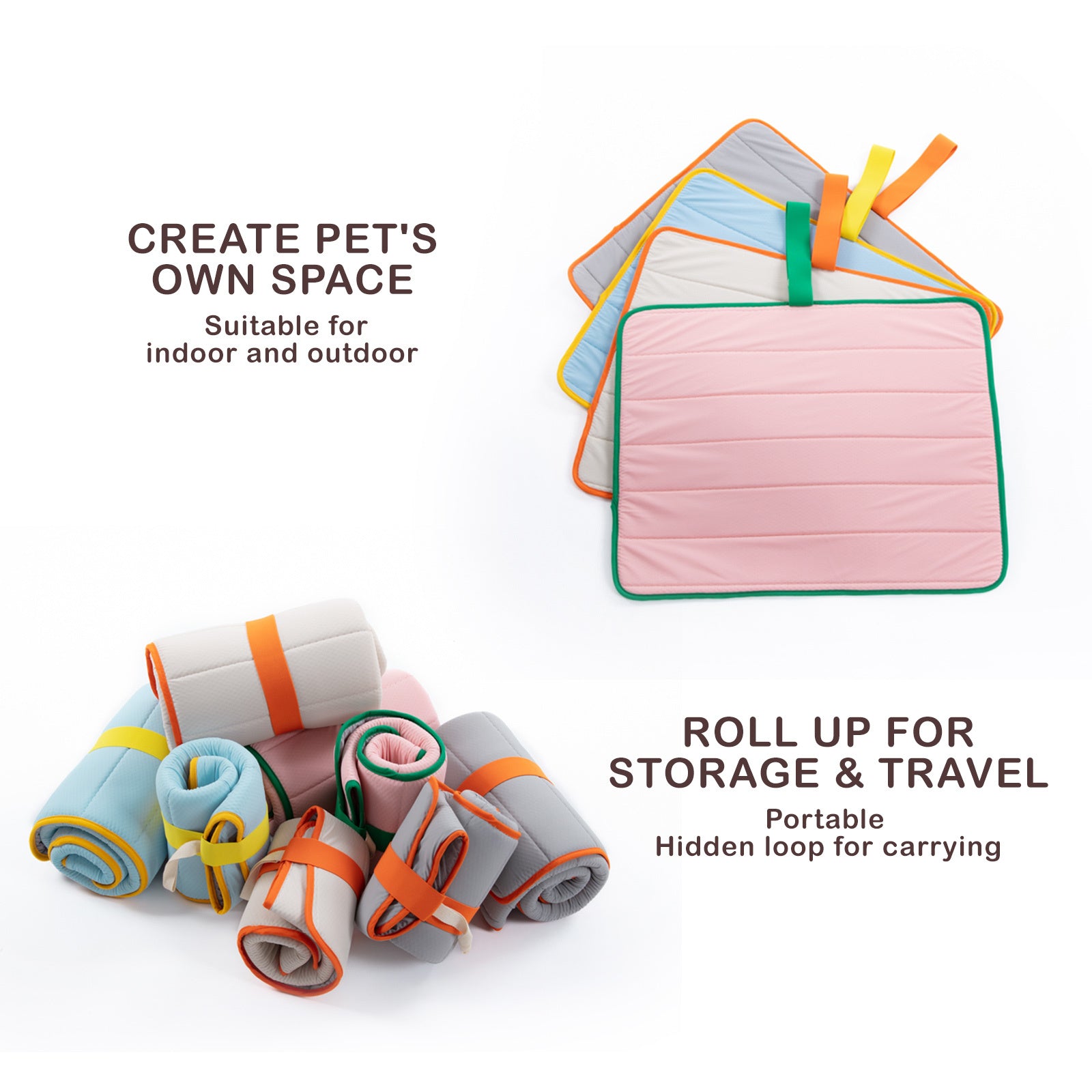 Banhamsisun Pet Dog Cooling Mat L - Non-Slip, Portable, Pink, 3D Air Mesh - SuperSaverAU - view 6