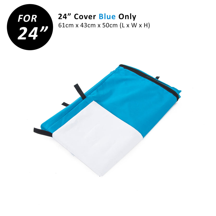 Paw Mate 24in Blue Dog Crate Cover - Waterproof, Windproof, Easy Access - SuperSaverAU - view 1