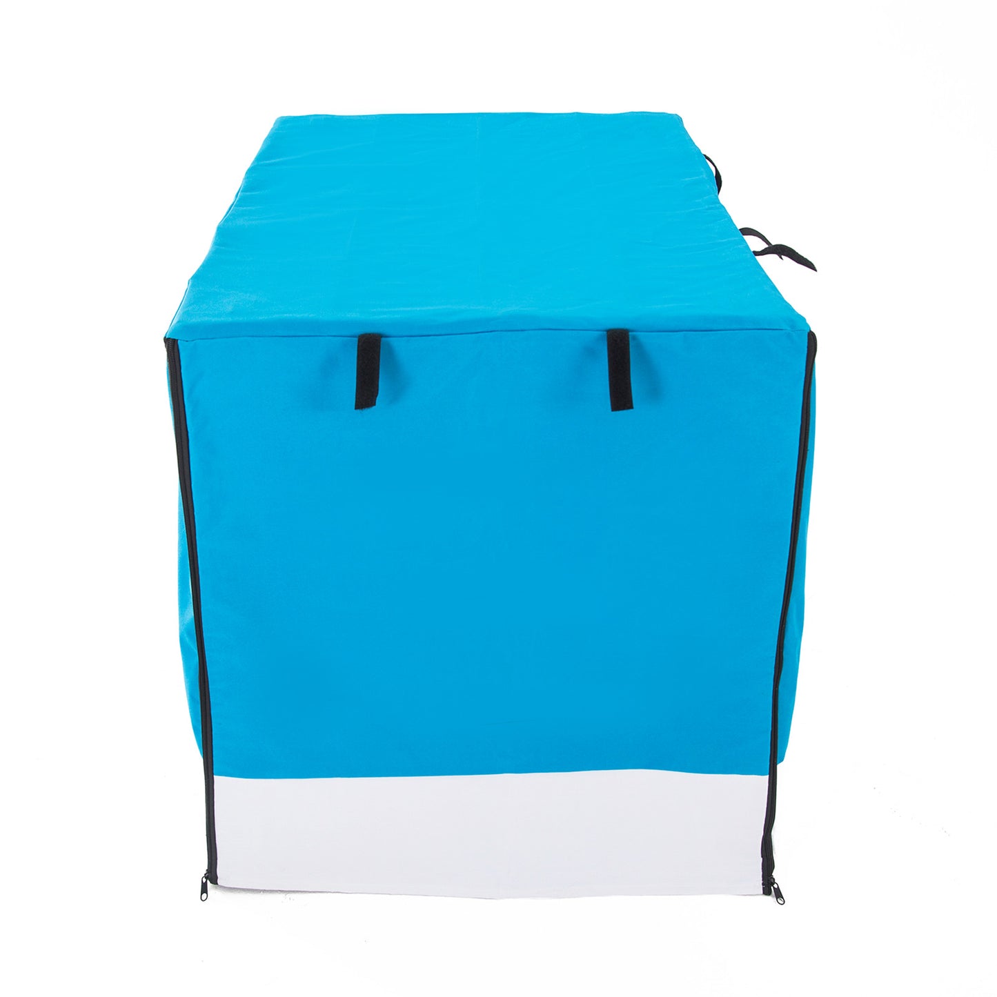 Paw Mate 42in Waterproof Dog Crate Cover - Blue with Roll-Up Front & Side Window