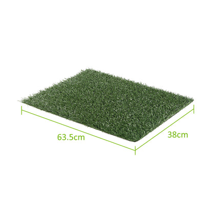 Paw Mate 4 Synthetic Grass Mats 63.5cm x 38cm for Pet Dog Potty Training