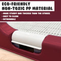 PS KOREA Dog Potty Tray 52.6cm x 43cm x 15cm - Leak-Proof, Raised Walls, Wine - SuperSaverAU - view 4
