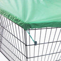 Paw Mate 30in Pet Playpen Net Cover - Green, Easy Setup, Half Netting/Fabric - SuperSaverAU - view 5