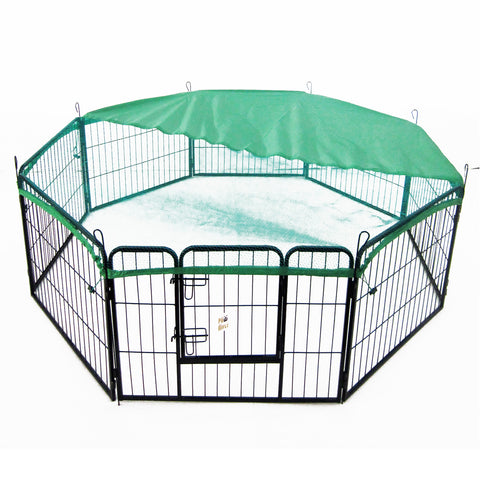 Paw Mate 32in Green Net Cover for Pet Playpen Dog Exercise Enclosure - SuperSaverAU - view 2