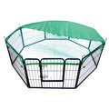 Paw Mate 32in Green Net Cover for Pet Playpen Dog Exercise Enclosure - SuperSaverAU - view 3