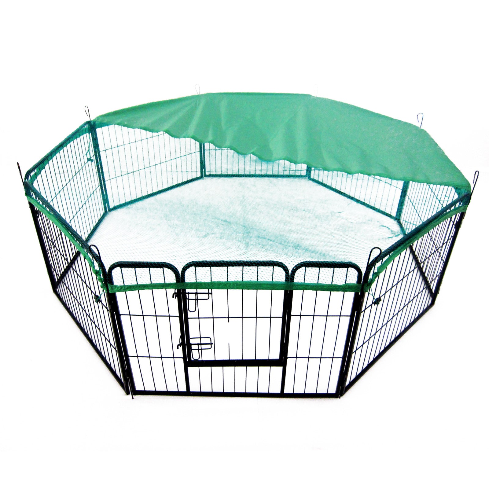 Paw Mate 32in Green Net Cover for Pet Playpen Dog Exercise Enclosure - SuperSaverAU - view 3