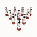 Dynamic Power Nitto Type Male Air Coupling Fittings - 1/4 Inch, 10 Pack