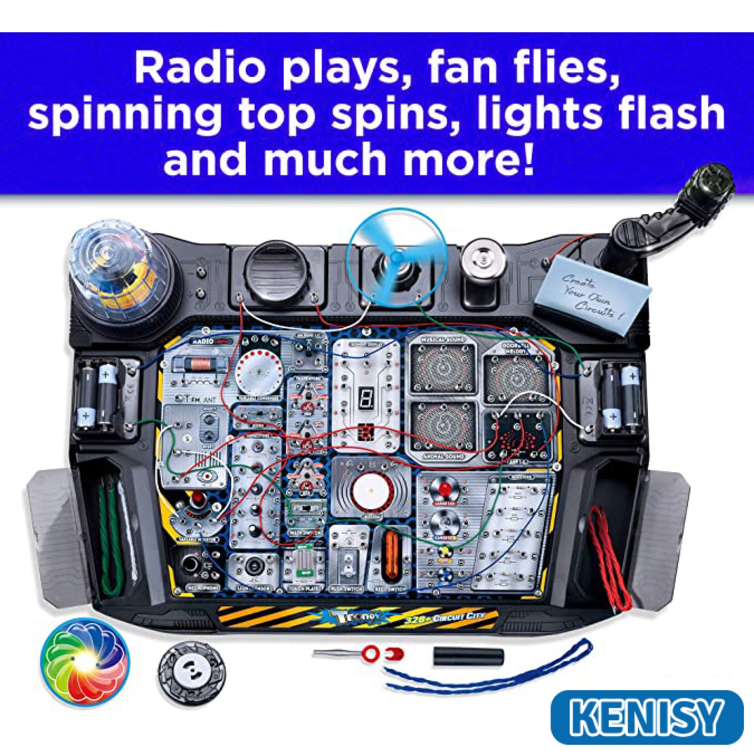 Tronex 328+ Circuit City STEM Kit Toy for Kids Educational Circuit Learning Board - SuperSaverAU - view 3