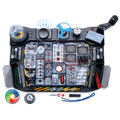 Tronex 328+ Circuit City STEM Kit Toy for Kids Educational Circuit Learning Board - SuperSaverAU - view 5