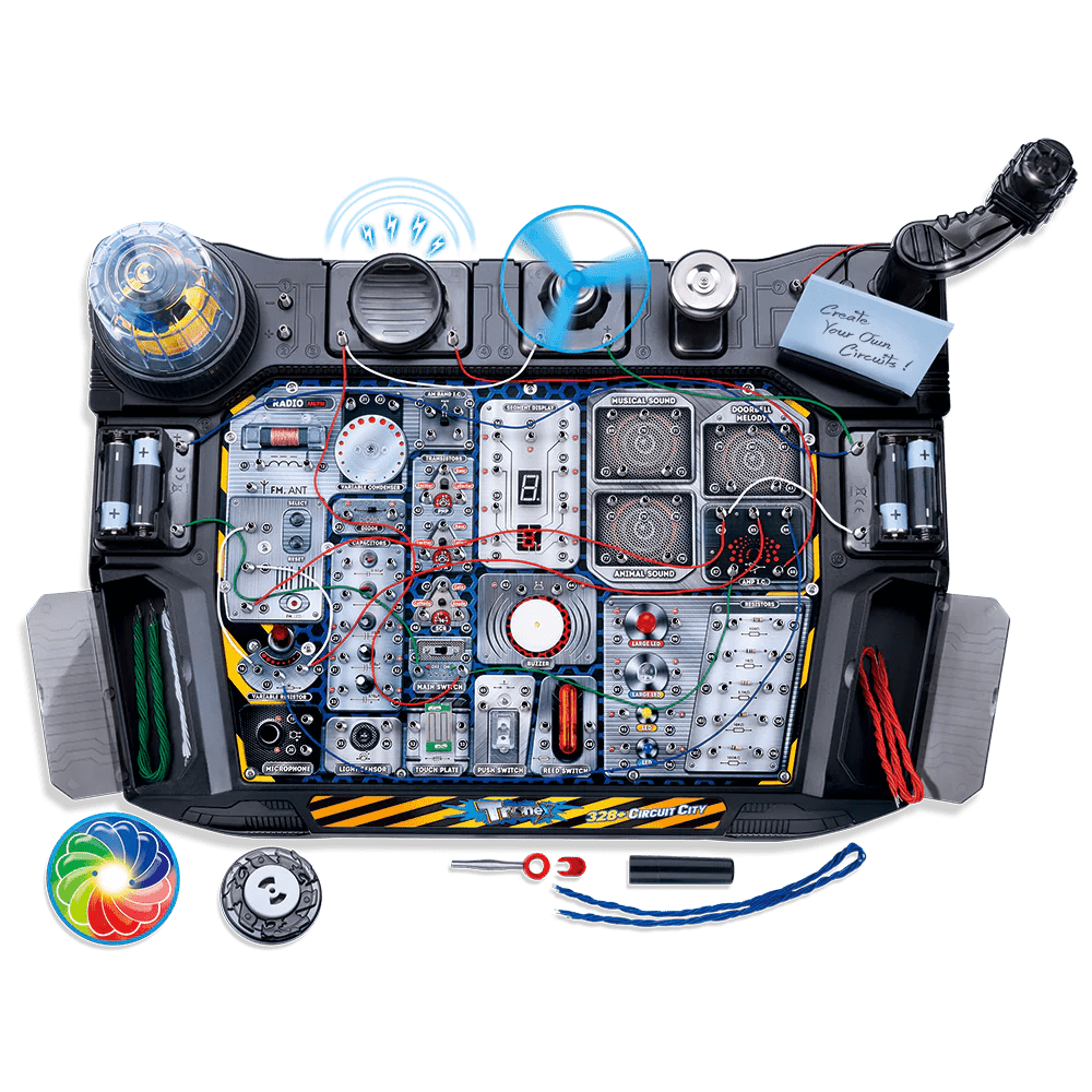 Tronex 328+ Circuit City STEM Kit Toy for Kids Educational Circuit Learning Board - SuperSaverAU - view 5
