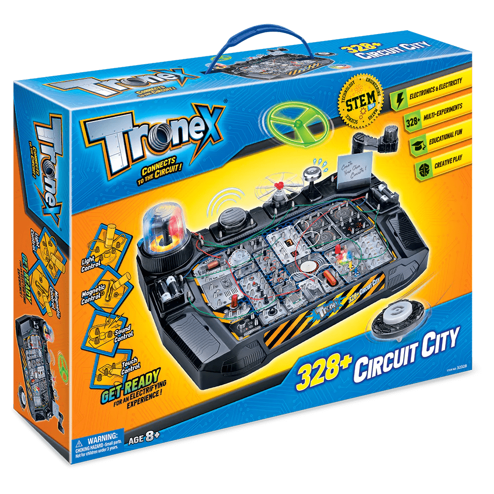 Tronex 328+ Circuit City STEM Kit Toy for Kids Educational Circuit Learning Board - SuperSaverAU - view 6