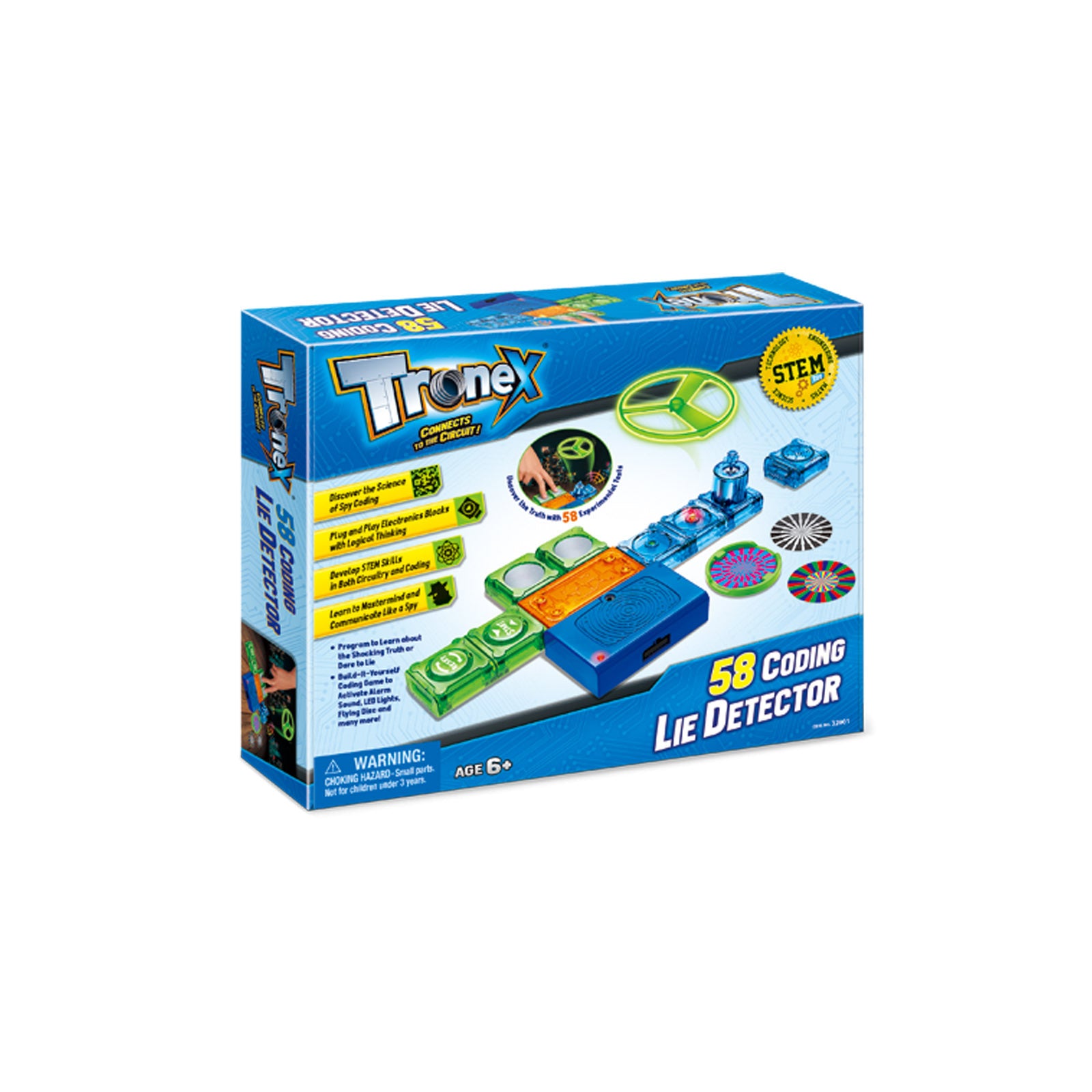 Tronex 58 Coding Lie Detector STEM Toy Build Your Own Learning Kit - SuperSaverAU - view 1