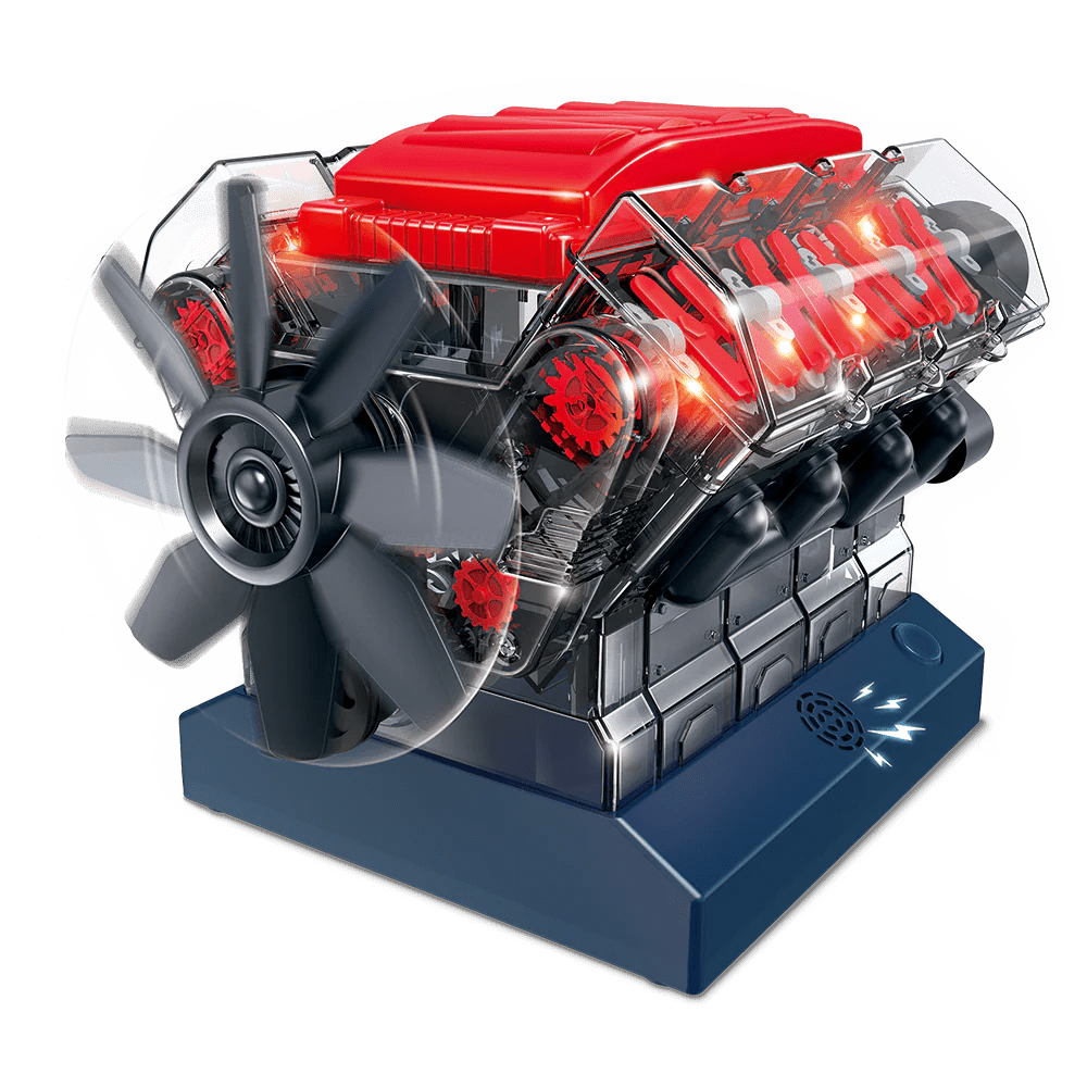Stemnex Amazing V8 Model Engine STEM Toy Build Your Own Educational Construction Kit - SuperSaverAU - view 2