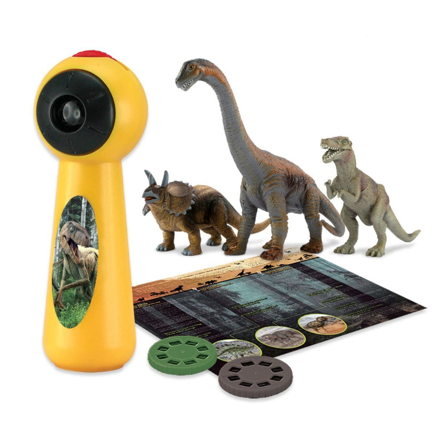 Dinosaur Projector and 3 Toy Figures Play Set - Kids STEM Learning Set - SuperSaverAU - view 1