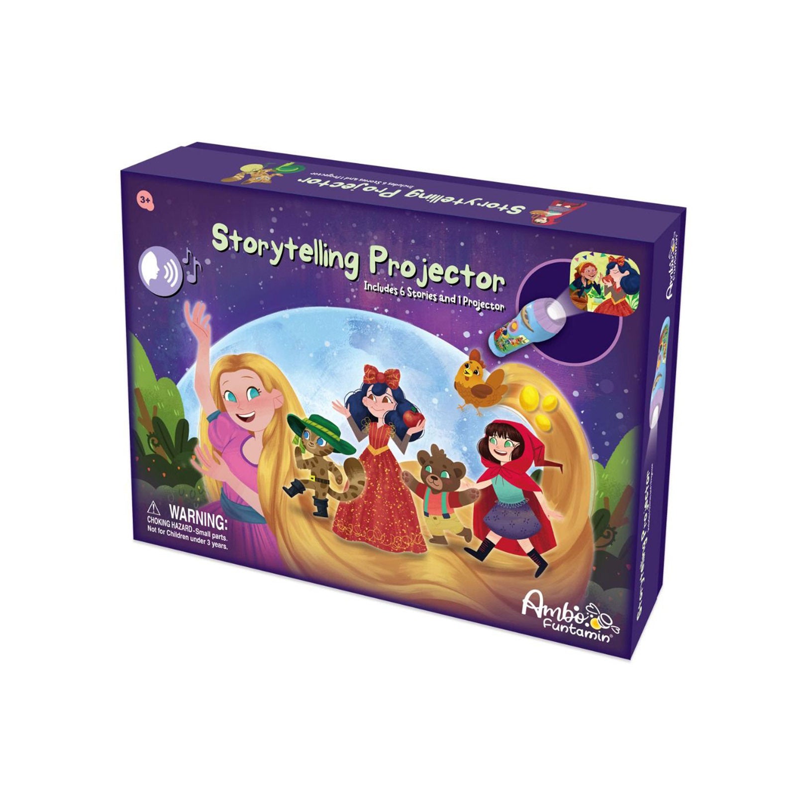 Storytelling Torch Projector Set - 6 Educational Stories for Kids - SuperSaverAU - view 1