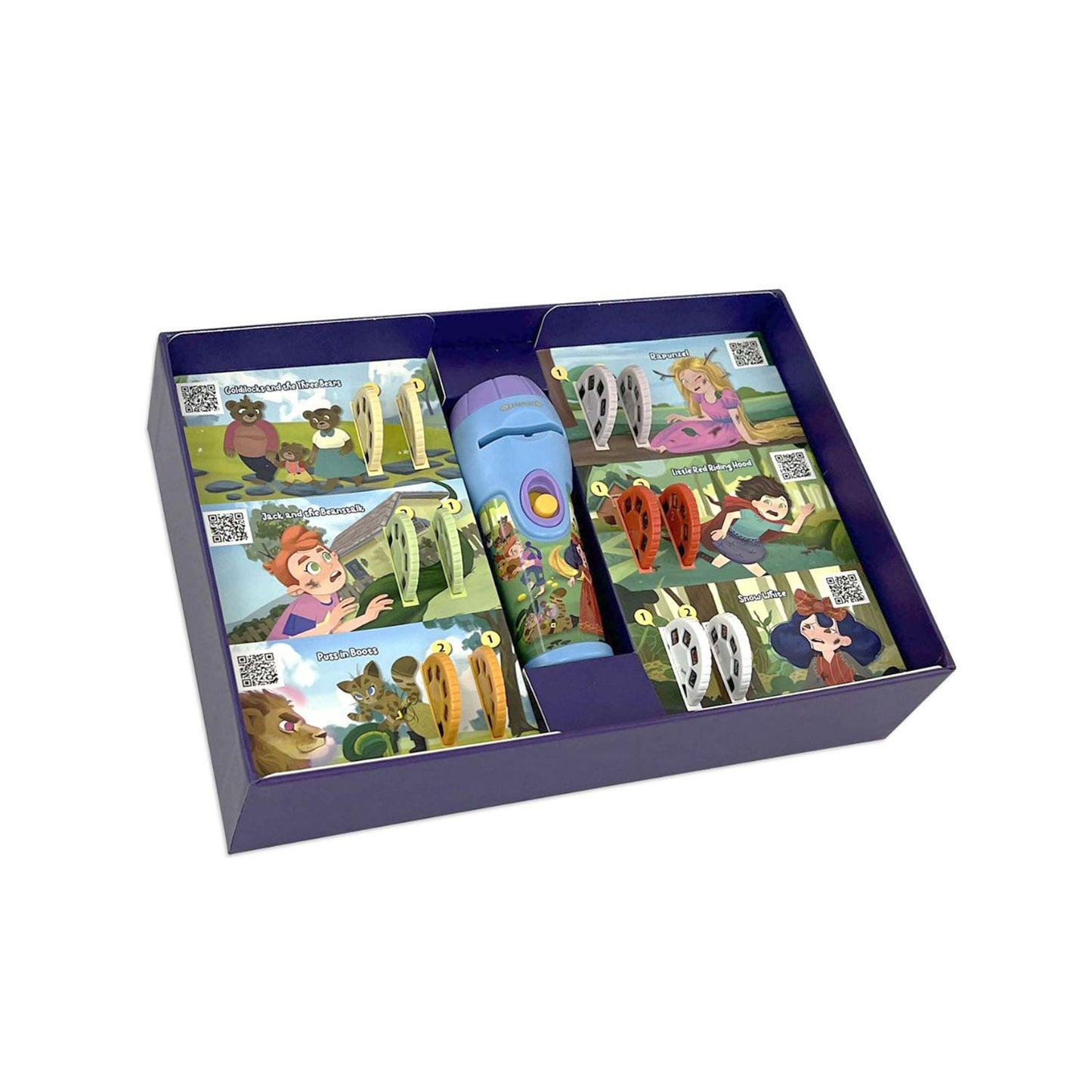 Storytelling Torch Projector Set - 6 Educational Stories for Kids