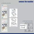Gachapon Capsule Toy Vending Machine Lite Mini Collectible Gacha Dispenser Stackable WHITE - SuperSaverAU - view 6