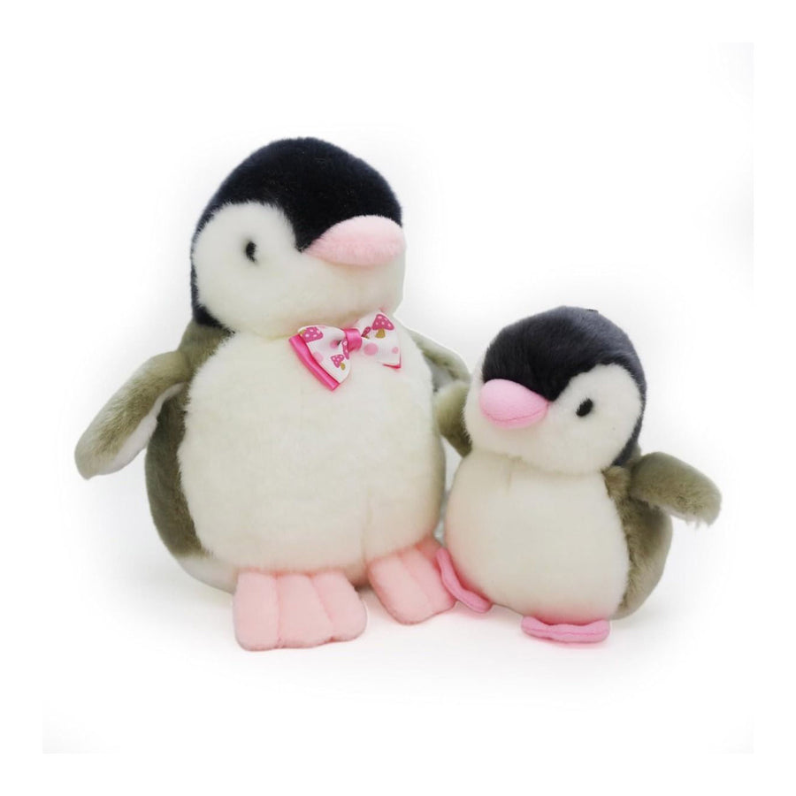 2X Plush Penguin Keychain Or Doll With Sound Activation GREY - SuperSaverAU - view 1