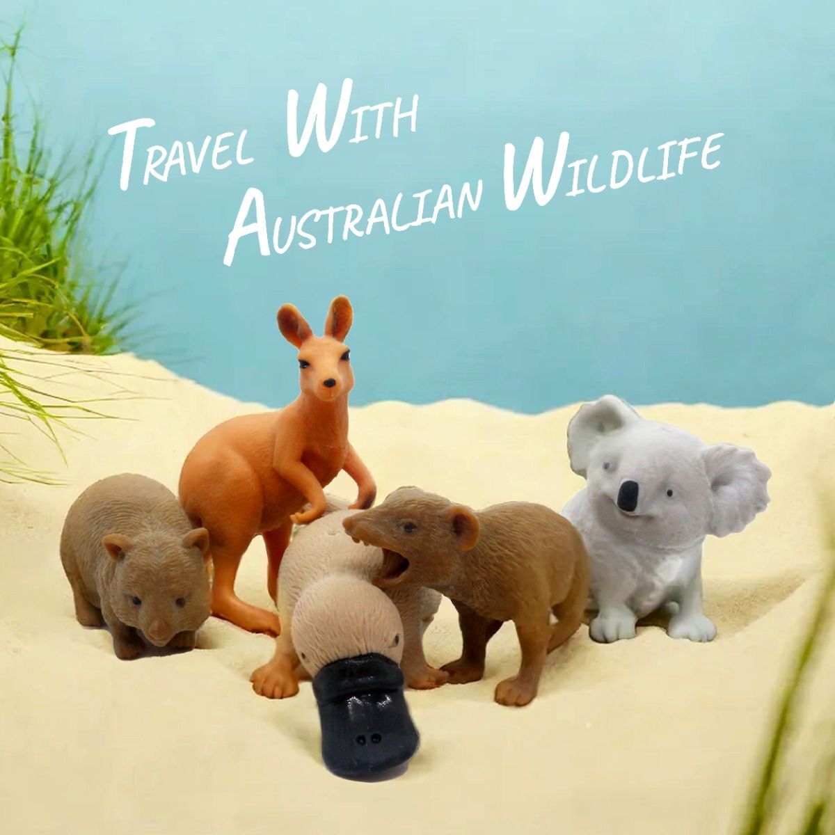Stretchy Squishy Australian Wildlife Gift Set - Sensory Stimulation Animal Toys - SuperSaverAU - view 4