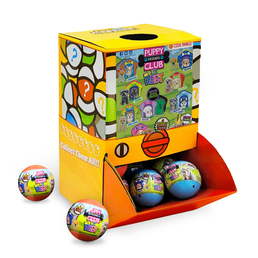 40X Puppy Club The Best Home Toy Capsules 50mm Collectible Gacha in Display Box - SuperSaverAU - view 1