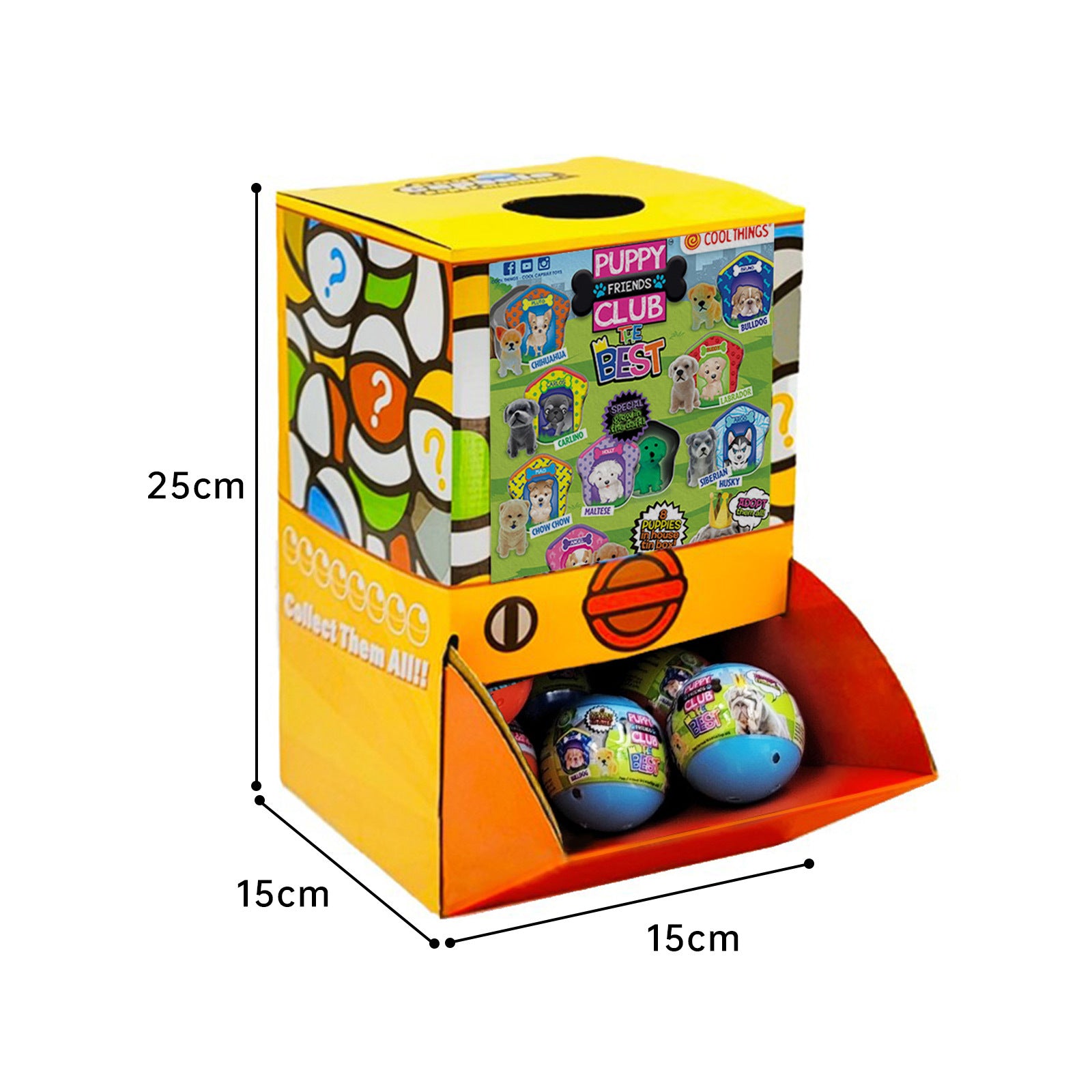 40X Puppy Club The Best Home Toy Capsules 50mm Collectible Gacha in Display Box - SuperSaverAU - view 6