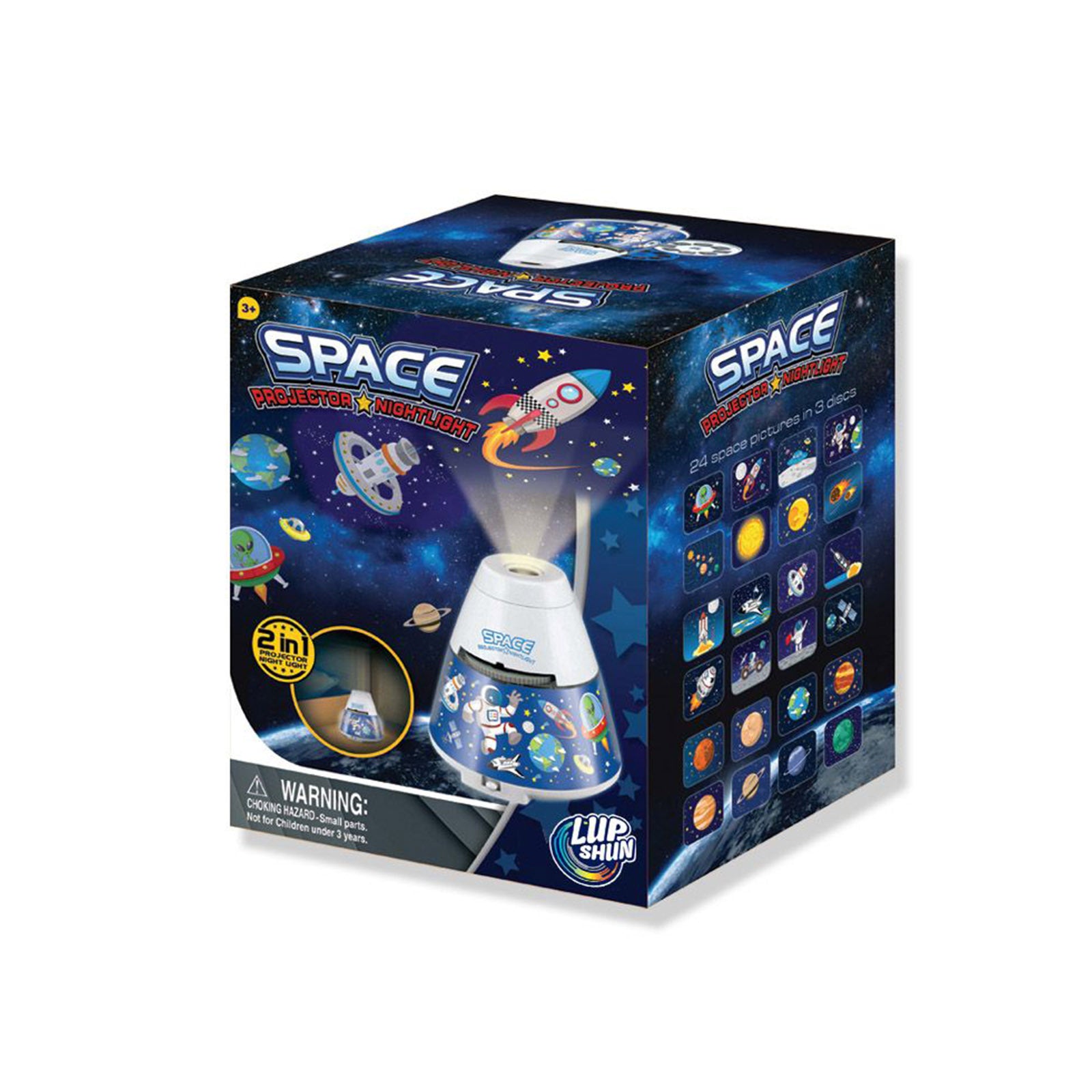 Space Capsule Projector Night Light Kids STEM Toy - Space Planet - SuperSaverAU - view 1