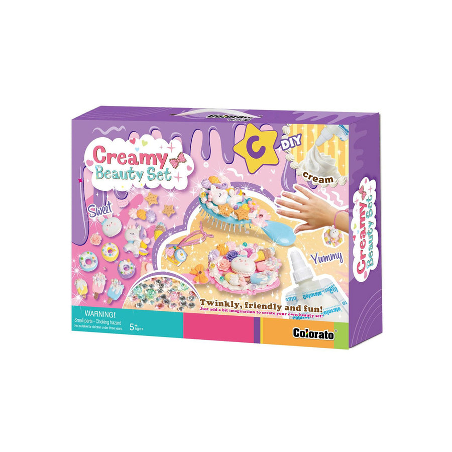 Colorato Creamy Beauty Set - Super Clay and Charms DIY Craft Kit for Kids - SuperSaverAU - view 1