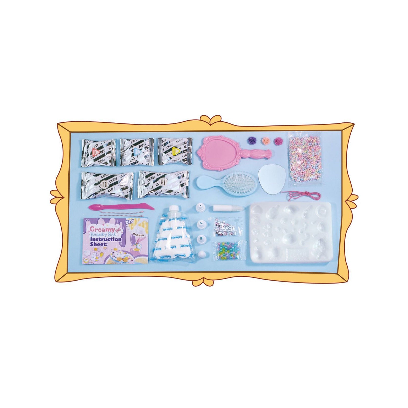 Colorato Creamy Beauty Set - Super Clay and Charms DIY Craft Kit for Kids - SuperSaverAU - view 2