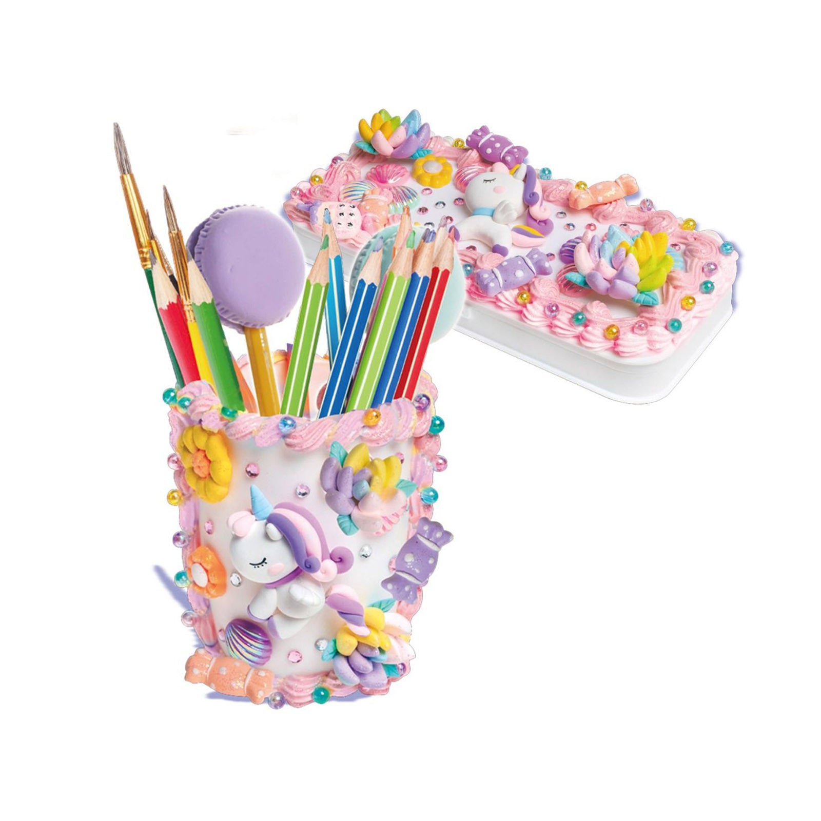 Colorato Creamy Stationery Set - Super Clay and Charms DIY Craft Kit for Kids - SuperSaverAU - view 3