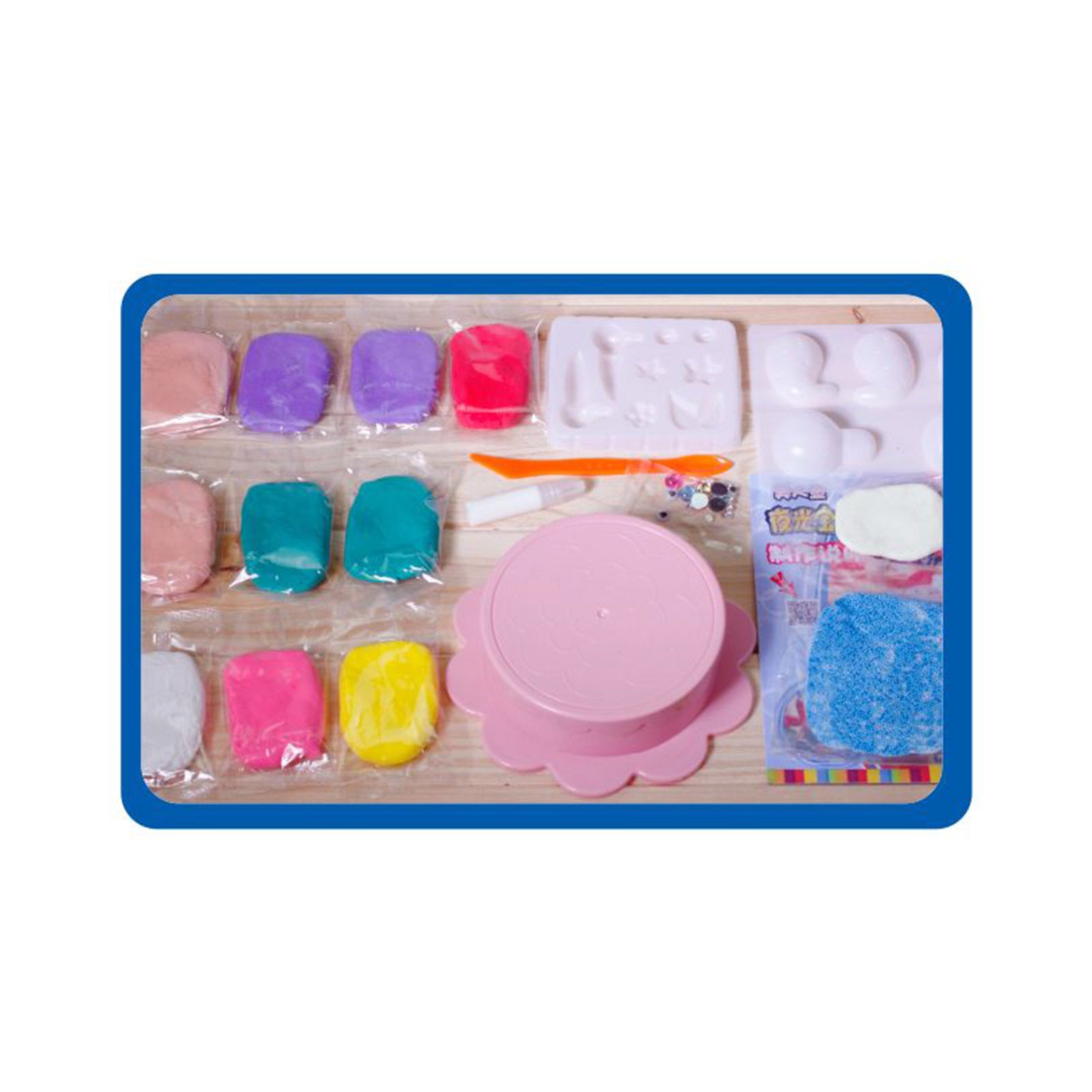 Colorato Mermaid Glow Set - Glow-in-the-Dark Super Clay DIY Craft Kit for Kids - SuperSaverAU - view 3