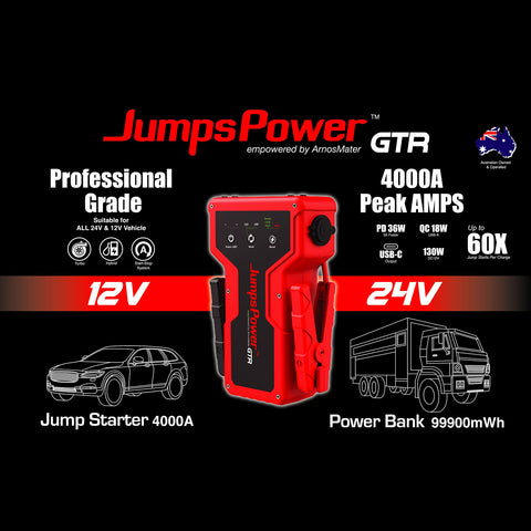 JumpsPower GTR 4000A 12V 24V Jump Starter Power Bank