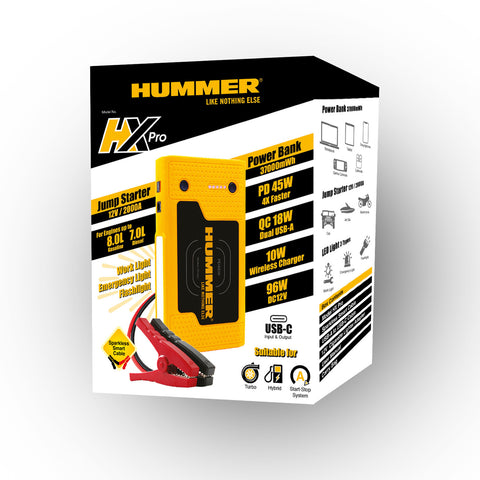 Hummer HX Pro 2000A 12V Jump Starter Power Bank