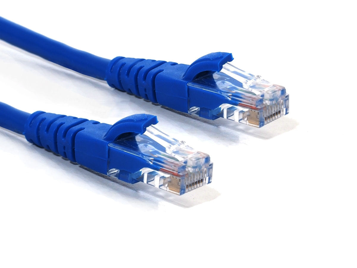 Oxhorn Cat 6 Network Cable 0.3m, 24 AWG, Blue for Home & Business Use - SuperSaverAU - view 1
