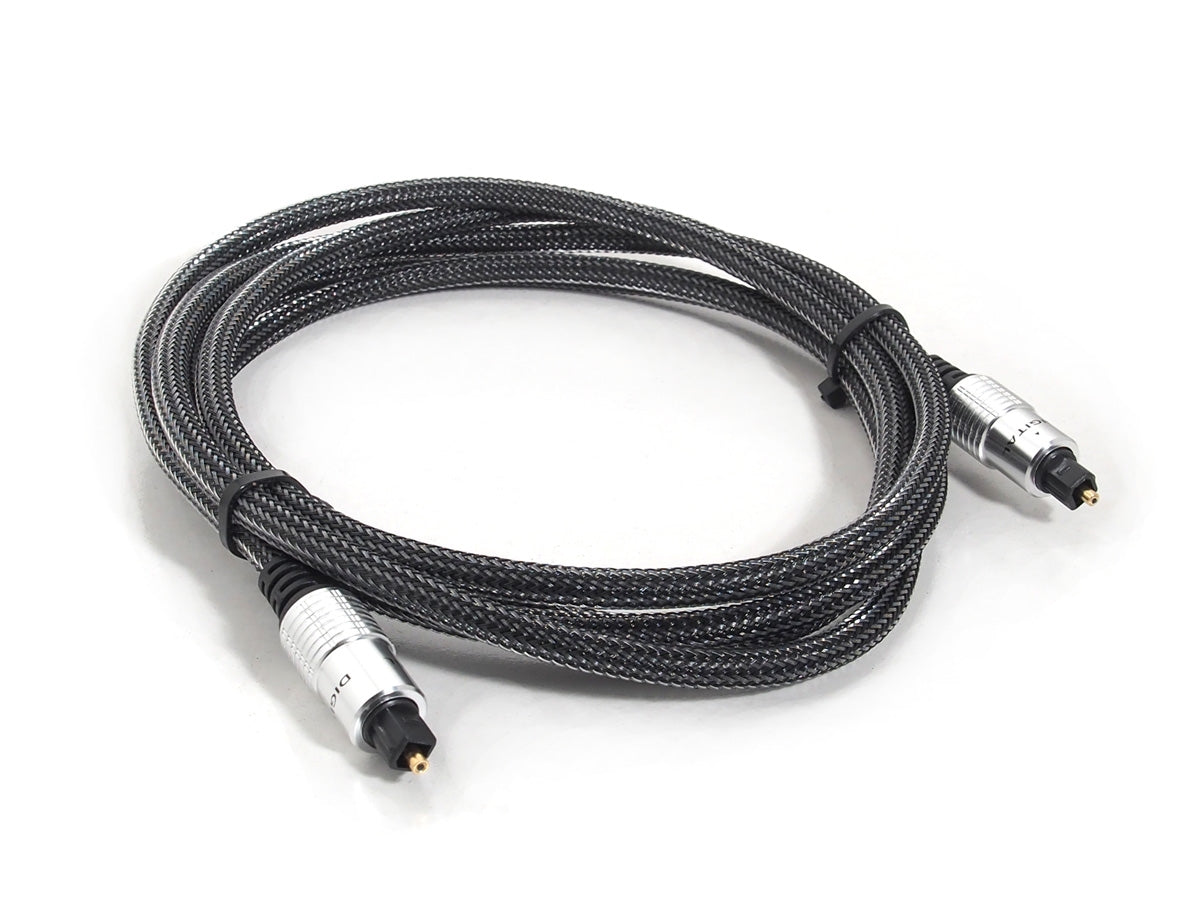 Oxhorn Toslink Optical Audio Cable 3m - Gold-Plated, Braided, 5.1/7.1 Surround Sound - SuperSaverAU - view 1